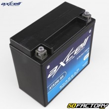 Batteria al gel Axcell ATX20L-BS 12V 18.9Ah Kymco MXU, Polaris Sportsman,  Yamaha YFM Grizzly...