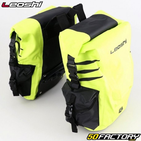 Bolsas portaequipajes para bicicletas Leoshi  amarillo fluorescente XNUMXxXNUMXL