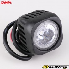 Farol dianteiro giratório em LED de 10 W Lampa Ciclope Quadrado preto