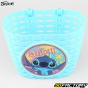 Cestino anteriore bici per bambini Stitch blu