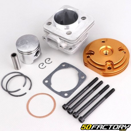 Cylindre piston alu avec culasse or Ø44 mm pocket bike, pocket quad