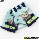 Short cycling gloves, children&#39;s scooter Star Green Wars