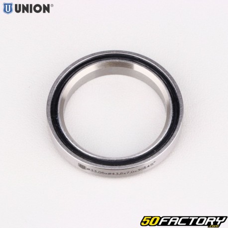 Bicycle steering bearing 33.05x43.8x7 mm 30°/45° Union CB-745