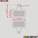 Semi-metal bicycle brake pads type Sram Level T, TL... Ferodo