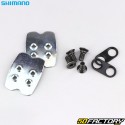 Calas SPD para pedales automáticos de bicicleta Shimano SM-SH51A &quot;MTB&quot; negras (con placas de soporte)