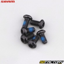 Vis de disque de frein vélo 5x10 mm Sram Avid noires (lot de 6)