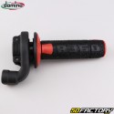 Complete throttle grip with coverings Domino  AXNUMX KRK Evo