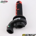 Complete throttle grip with coverings Domino  AXNUMX KRK Evo