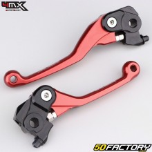 Honda CRF 450 R front brake and clutch levers, RX (2021 - 2023) 4MX red