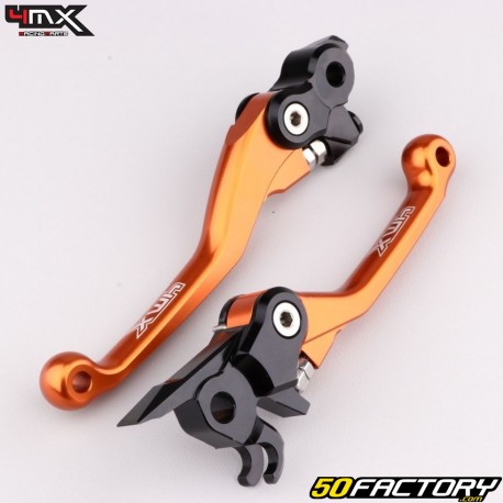 Palancas de freno y embrague delanteras KTM SX 125, 150 (2009 - 2013), SX-F 450 (2009 - 2012)... 4MX naranja