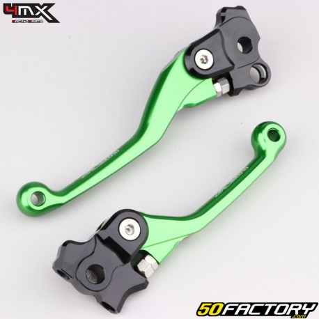 Manetas de freno y embrague delantero Kawasaki KX XNUMX XNUMXT (XNUMX - XNUMX), XNUMX (XNUMX - XNUMX) XNUMXMX verde