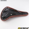 Selim de bicicleta vintage &quot;MTB/estrada&quot; 278x155 mm Newton castanho com rebites