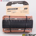 Neumático de bicicleta 700x40 (40-622) Hutchinson Caracal Hardskin TLR lados marrones con cuentas suaves