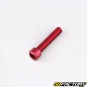 Clutch housing hardware, water pump cover and oil pump cover AM6 Minarelli red (kit)