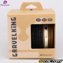 Pneu bicicleta 700x45C (45-622) Panaracer Lados bege Gravelking SK TLR com rebordo flexível