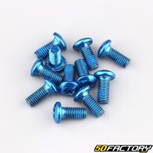 Brake disc screw for scooter, electric scooter (set of 12) blue