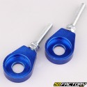 Tensores de cadena con bolsillo de Ø12.5 mm cross azules