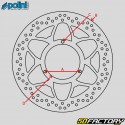 Disque de frein avant minibike Polini 910, 911 Ø122 mm