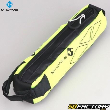 Bolsa para cuadro de bicicleta MWave Áspero Ride Top 0.75L fluorescente amarillo y negro