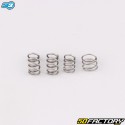 Blue S3 front brake and clutch lever adjustment screws (Braktec master cylinders/AJP) (kit)