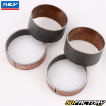 Bagues de friction de fourche KYB Ø41 mm Kawasaki ER-6N, Z RS 650... SKF (lot de 4)