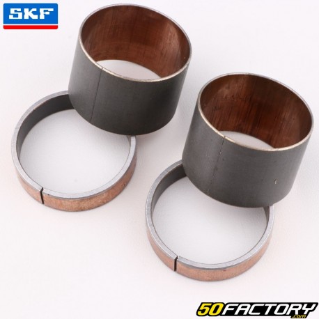 Bagues de friction de fourche KYB Ø43 mm Yamaha MT-10, Honda VFR 1200 F... SKF (lot de 4)