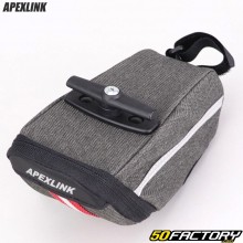 Bike under saddle bag with integrated LEDs Apexlink