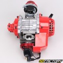 Complete engine racing pocket bike, pocket quad 49cc 2T red