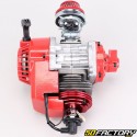 Complete engine racing pocket bike, pocket quad 49cc 2T red