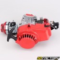 Complete engine racing pocket bike, pocket quad 49cc 2T red