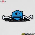 Sticker KRM Pro Ride bleu holographique