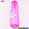 Pot d'échappement Beta RR 50 (depuis 2011) KRM Pro Ride Supermotard 80/90cc silencieux full rose