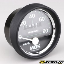 MBK XNUMX km/h-Zähler, Motobécane (großes Quadrat)