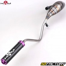 Pot d'échappement Beta RR 50 (depuis 2011) KRM Pro Ride Supermotard 80/90cc silencieux violet