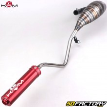 Exhaust pipe Beta  RR XNUMX (since XNUMX) KRM Pro Ride Super biker XNUMX/XNUMXcc muffler full red