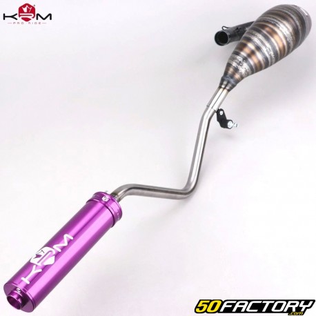 Pot d'échappement Beta RR 50 (depuis 2011) KRM Pro Ride Supermotard 80/90cc silencieux full violet