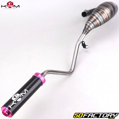 Pot d'échappement Beta RR 50 (depuis 2011) KRM Pro Ride Supermotard 80/90cc silencieux rose