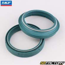 Joint spi et cache poussière de fourche 49x60x10 mm Suzuki DR-Z 400, Honda CRF 450 L... (fourche Showa) SKF