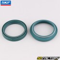 Joint spi et cache poussière de fourche 49x60x10 mm Suzuki DR-Z 400, Honda CRF 450 L... (fourche Showa) SKF