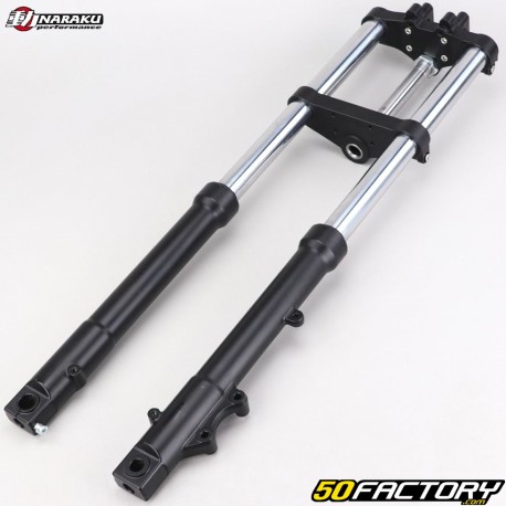 Fork Derbi Senda DRD Xtreme, Gilera SMT,  RCR (since 2011)... Naraku black (with upper nut and screw)