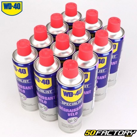 WD-40 Specialist Fahrradkettenentfetter 500 ml (Box mit 12 Stück)