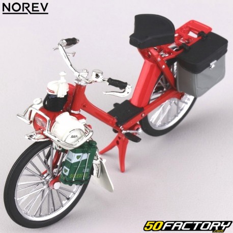 Miniature moped 1/18th Solex 3800 red Norev