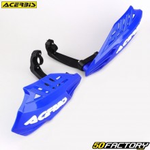 Protèges mains Acerbis Linear Vented bleus et blancs