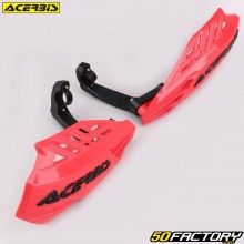 Protèges mains Acerbis Linear Vented rouges et noirs