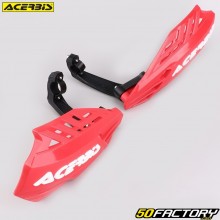 Protèges mains Acerbis Linear Vented rouges et blancs