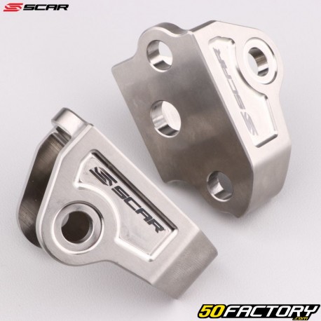 Soportes para reposapiés de titanio Yamaha YZF 250 (desde 2008), 450 (2008 - 2022) Scar