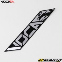 Sticker Voca black chrome 110x18 mm