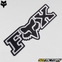 Sticker Fox Racing Corporate 18 cm black and chrome