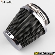 Chaft chrome straight horn air filter