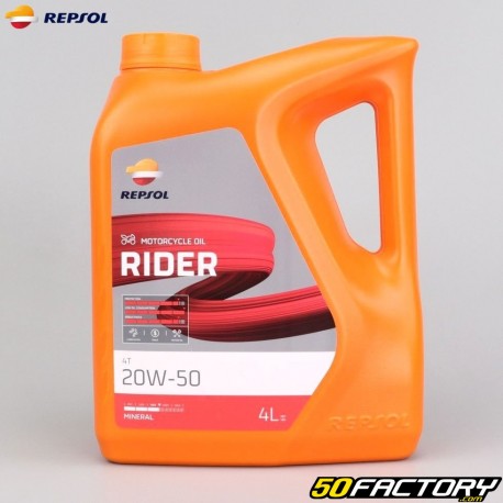 Olio motore 4T 20W50 Repsol Moto Rider 4XL